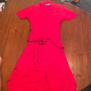 Maeve Anthropologie Red beach dress. Excellent condition!